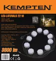 Led festoon light 22m 10 x 4W 3800LM - Byggarbetsplatsbelysning - 9613 - 1