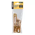 Finbullet Varmuusketju 160 mm messinki - Lukot - 25003 - 2