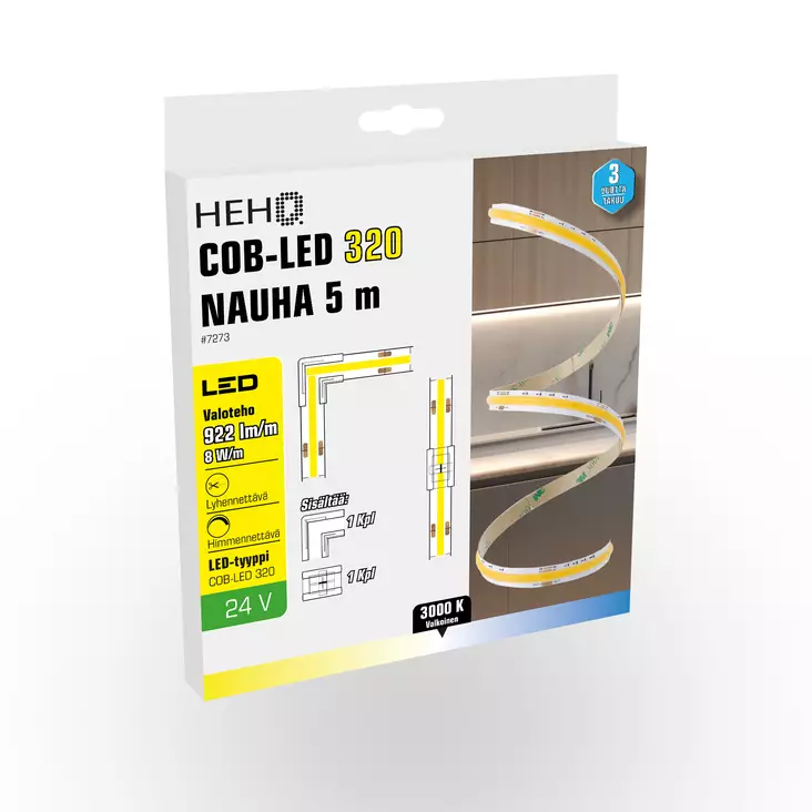 LED-kabel 50 m 230V 9w/m - LED-slingor - 7273 - 1