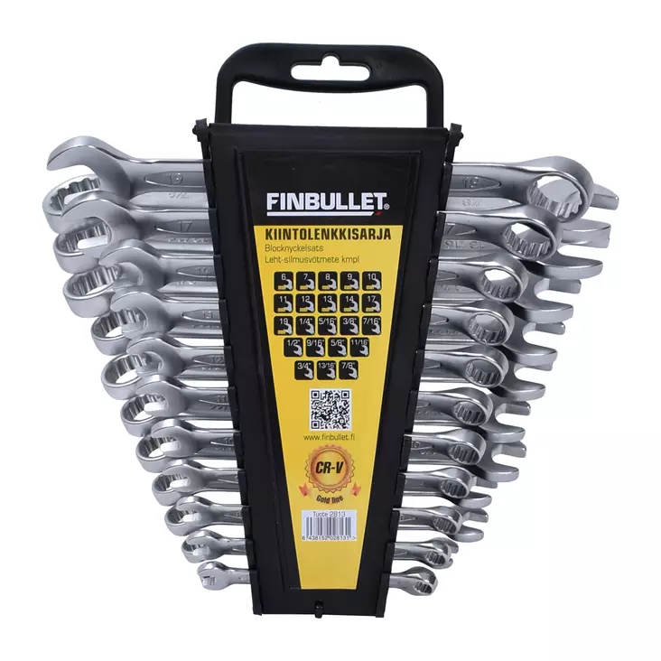 Combination wrench set 22 pcs - Kiintolenkkiavaimet ja -sarjat - 2813 - 1