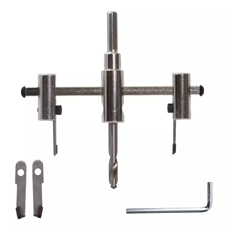 Justerbar cirkelskärare 40-120 mm - Borrtillbehör - 1503 - 1