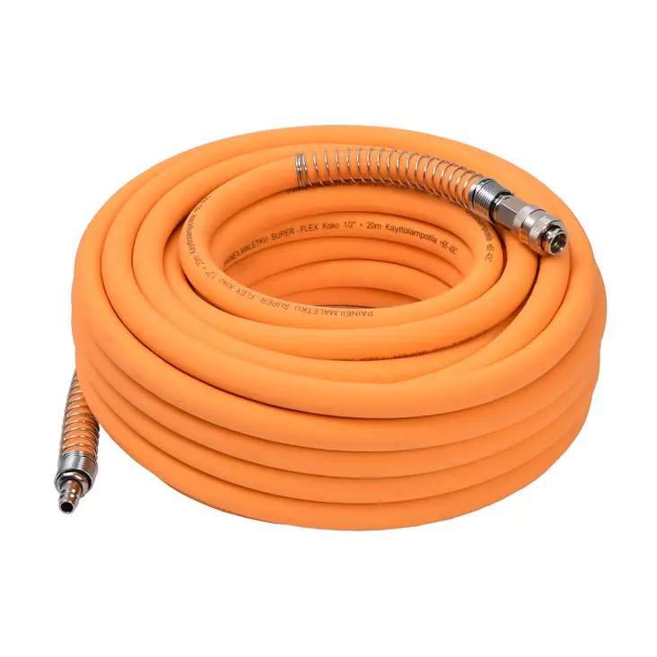 Tryckluftsslang 1/2"*20m supflex orage - Tryckluftsslangar - 3093 - 1