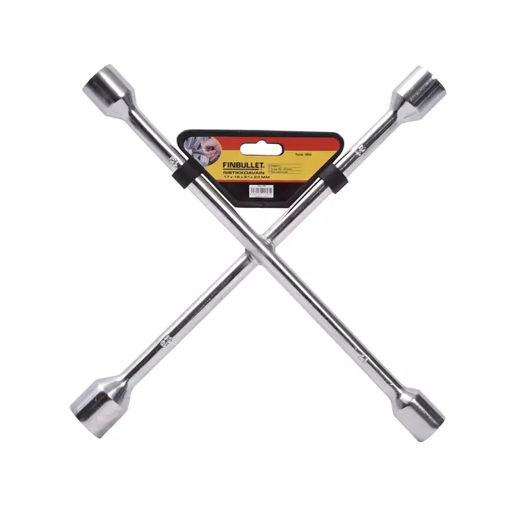 Cross rim wrench 17x19x21x23mm - Autotyökalut - 1893 - 1