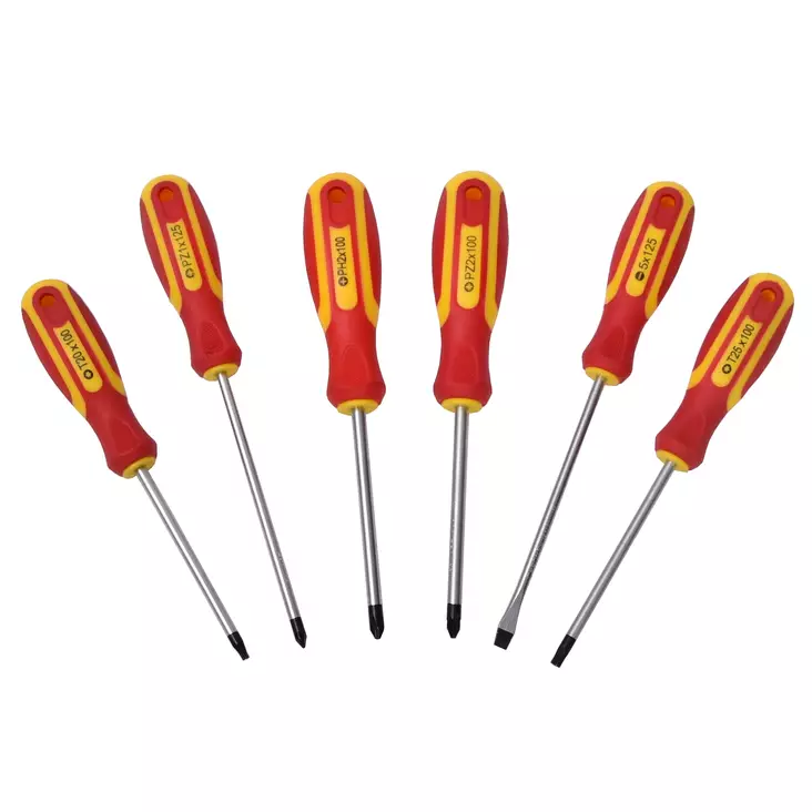 Screwdriver set 6 pc TX 20,25 PH 1,2 PZ 1,2 - Ruuvimeisselit - 1153 - 1