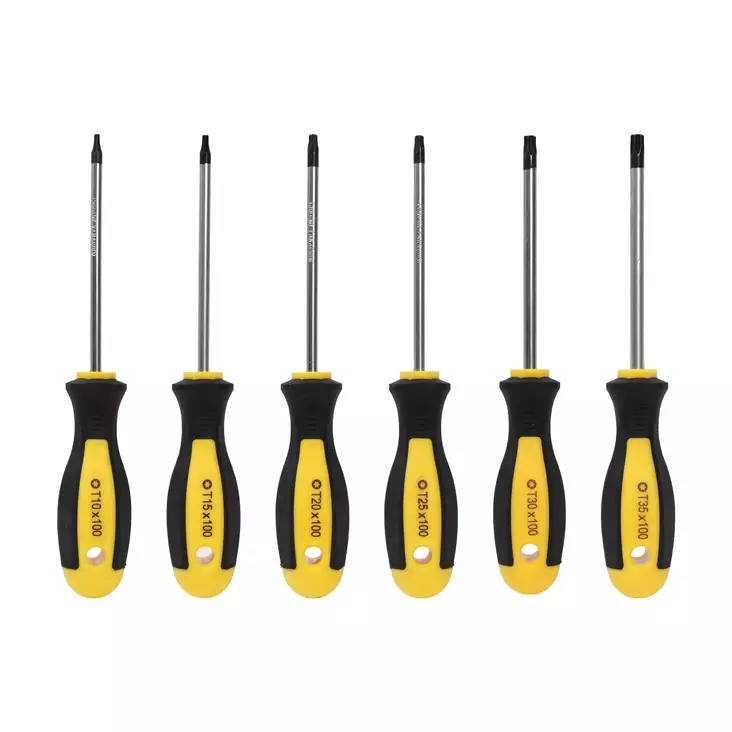 Finbullet Torx ruuvimeisselisarja 100mm 6-os - Ruuvimeisselit - 1123 - 1