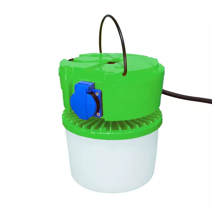 Led work light 30W AC100-240V 2800LM IP44, 5M Rubbercable - Byggarbetsplatsbelysning - 9513 - 1