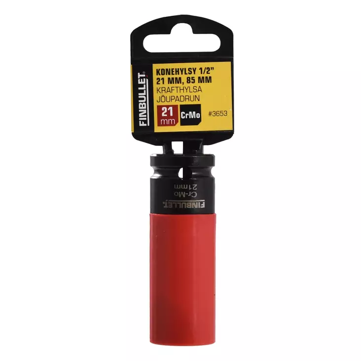 Konehylsy 1/2" 21mm 85mm Cr-Mo - Hylsor - 3653 - 1