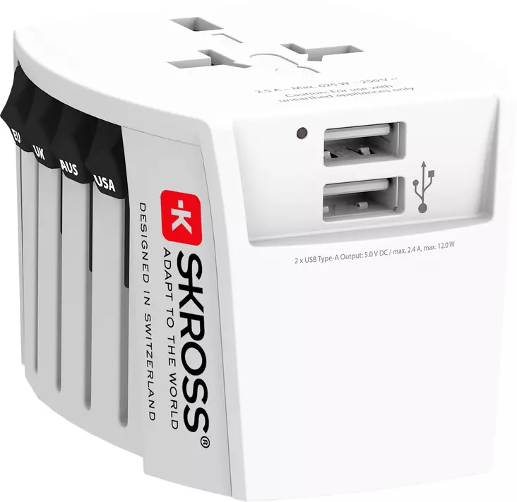 Reseadaptro MUV USB 2xA world - Reseadapter - 7933 - 1