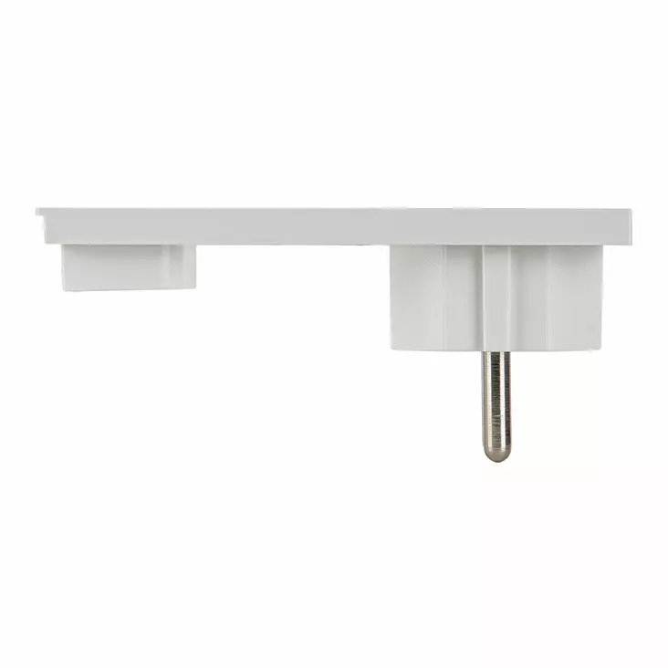 Plug 90° german std. Valkoinen 2P+E 16A mod. CLOCK - Pistotulpat - 7973 - 1