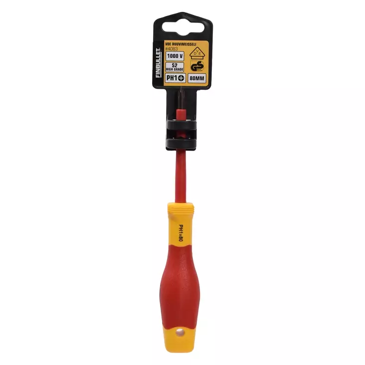 Sähkömeisseli VDE PH1x80mm S2 - Ruuvimeisselit - 4083 - 1