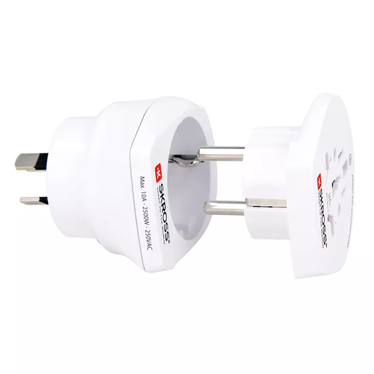 Skross Matka-adapteri Eurooppa + Australia + Kiina - Matkailija-adapterit - 8013 - 1