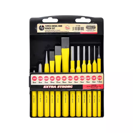 Mejselsats 12 delar - Huggmejslar - 1724 - 1