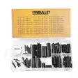 Roll pin assortment 120 pcs - Sokka-, jousi- ja O-rengaslajitelmat - 2484 - 1