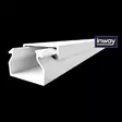 Johtokanava 25x17 PVC 2m Liimattava valk - Johtokanavat ja kaapelikourut - 8404 - 1