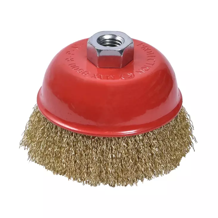 Axialborste 100 mm M14 - Stål-, mässing- och nylonborstar - 1274 - 1