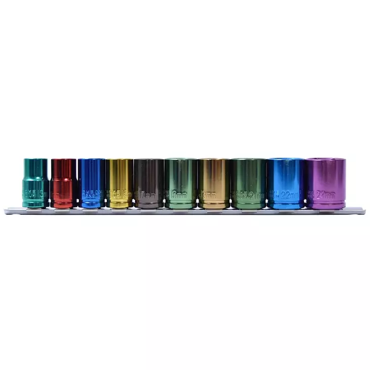 Hylssats 1/2" 13-24 mm 10 st. - Hylsor - 2984 - 1