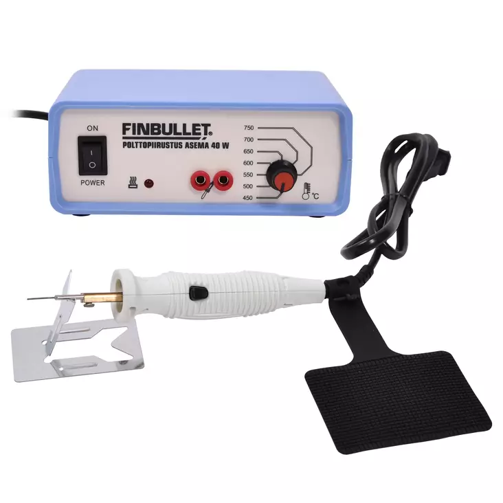Finbullet Polttopiirustus-/puupoltinasema 40W - Juottimet ja tinat - 4964 - 1