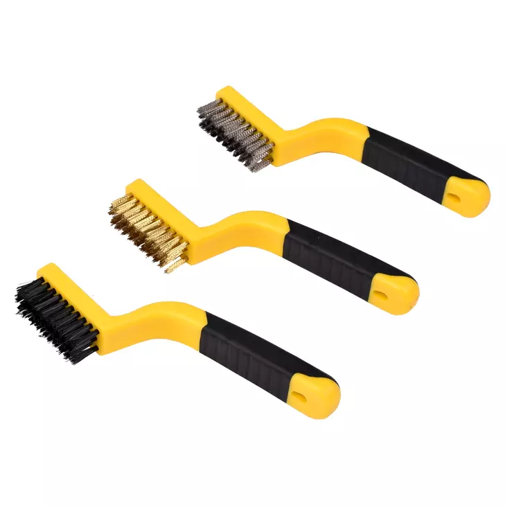 Finbullet Teräsharjasarja 3-os 3x10 riviä - Käsiteräsharjat - 1644 - 1