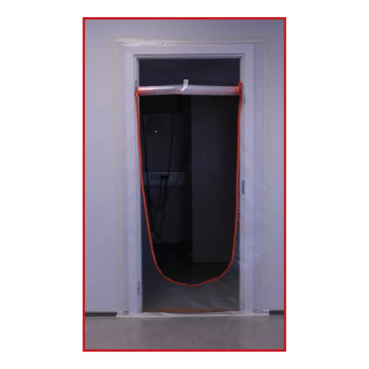 Oranki Vetoketjuovi U-malli 1.2 x 2.2m - Oviaukon pölysuojat - 3264 - 1