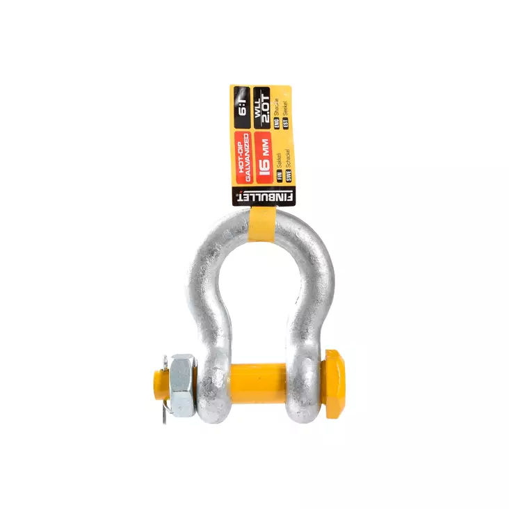 Finbullet Sakkeli 16 mm 2,0 t 6:1 sinkitty EN13889 1 kpl - Sokat, haat, sakkelit ja tarvikkeet - 4744 - 1