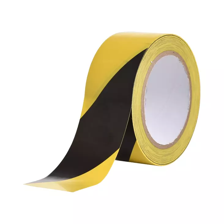 Varoitusteippi 10 m x 48 mm kelta/musta - Teipit - 2294 - 1