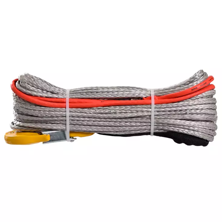 Vinschlina 20m x 6mm UHMWPE lina 2500kg, krok 1200kg - Vinschar och lyftblock - 5524 - 1