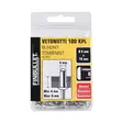 Finbullet Vetoniitti alumiini 4.0 x 10 mm laippa 8 mm 100 kpl - Vetoniittipihdit ja niitit - 2765 - 1