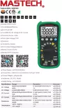 Mastech Bluetooth yleismittari CAT III 600V - Yleismittarit - 8645 - 2