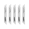 Sabre saw blade 150x19x0.9 mm 10 TPI 5pcs - Sågklingor för sågar & fräsverktyg - 2575 - 1