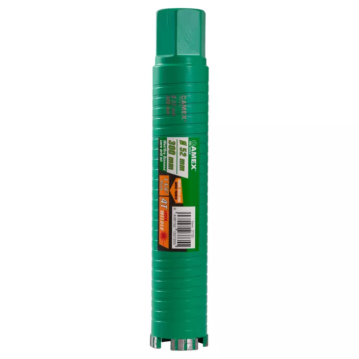 Timanttikuppiterä 52*300mm 52*300L*24*3. - Timanttiporat - 3735 - 1