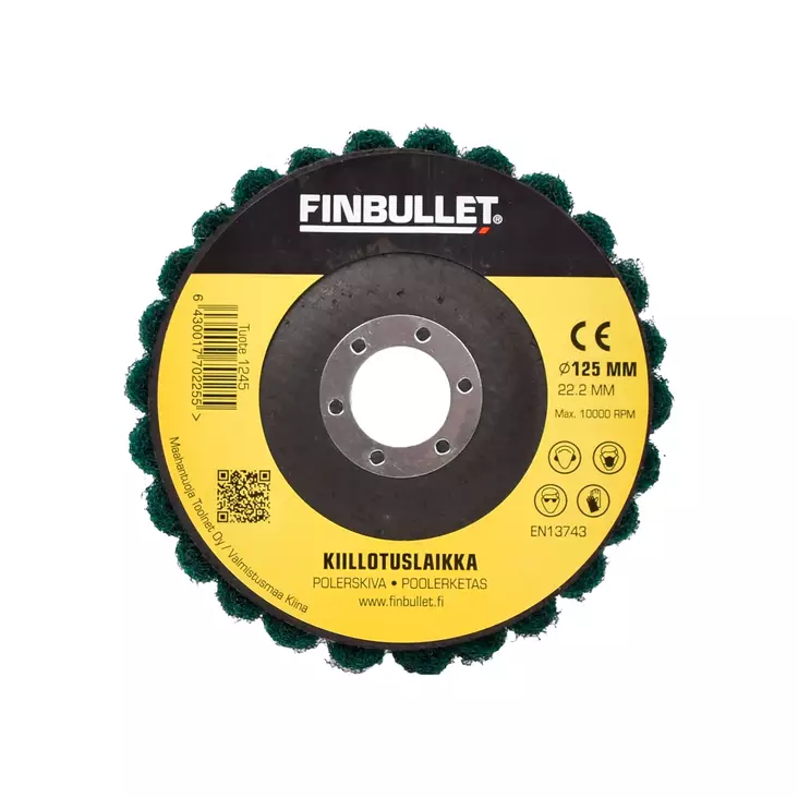 Finbullet Kiillotuslaikka 125x22mm - Kiillotuslaikat ja -sarjat - 1245 - 1