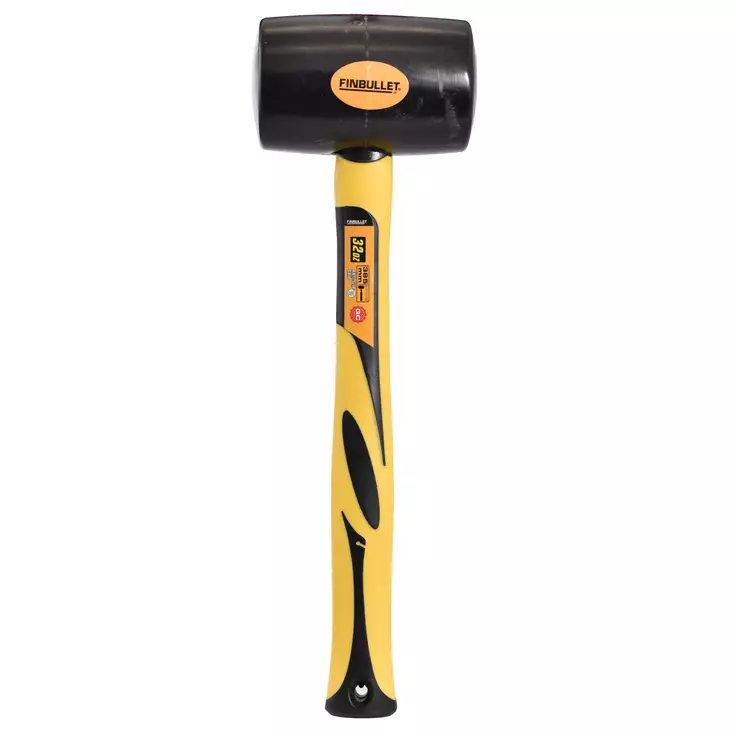 Rubber hammer 32 oz with fiberglass handle - Vasarat - 1415 - 1