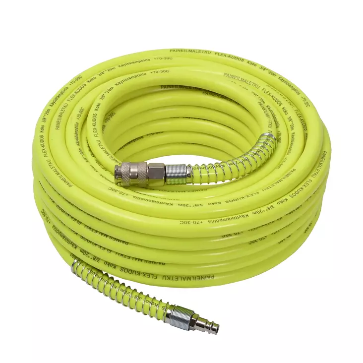 3/8" green flexible PVC airhose - Paineilmaletkut - 3085 - 1