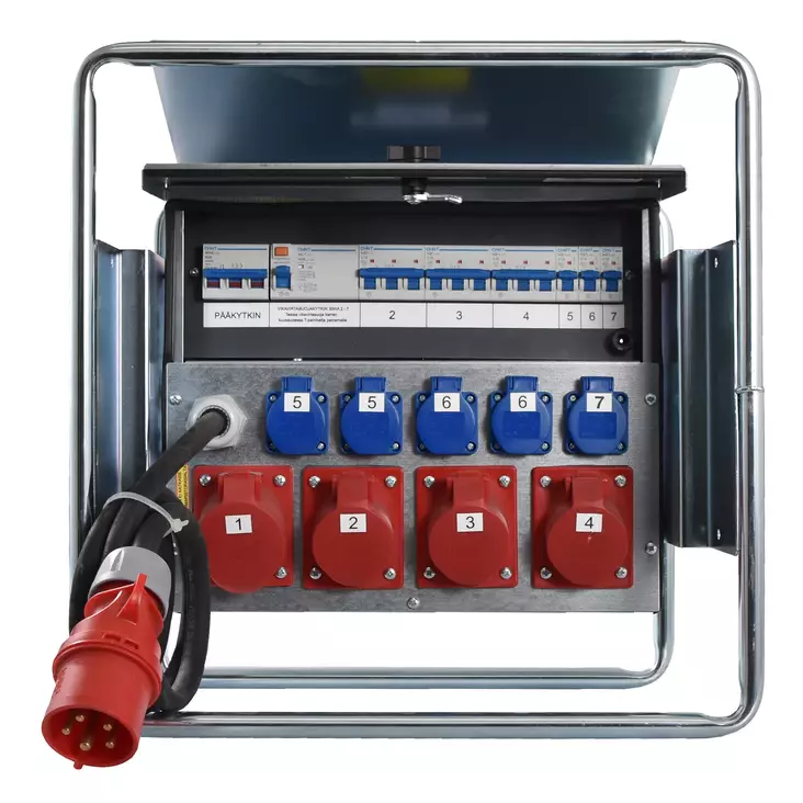 Työmaa-alakeskus 32A 2x16A 4x230 - 32 A työmaakeskukset - 8565 - 1