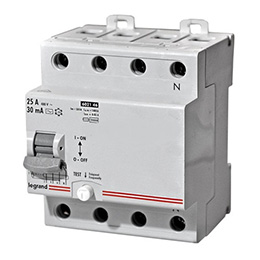 Legrand Vikavirtasuoja 400 V 25 A - Ryhmäkeskukset ja tarvikkeet - 7895 - 1