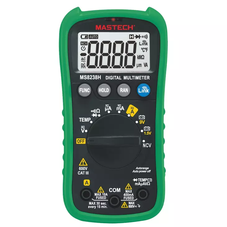 Mastech Bluetooth yleismittari CAT III 600V - Yleismittarit - 8645 - 1