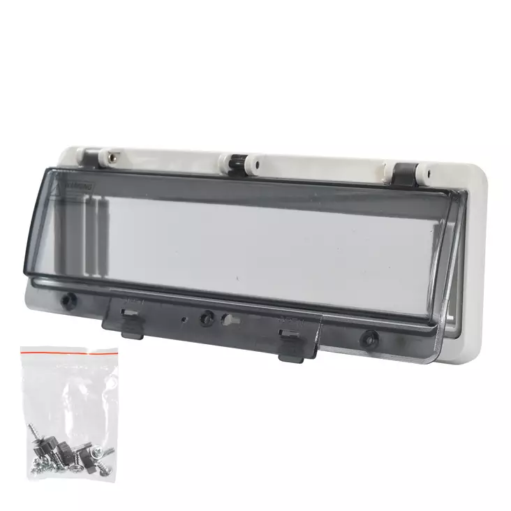 Sulakkeiden suojakansi läpinäkyv keskuks - Työmaakeskukset - 9955 - 1