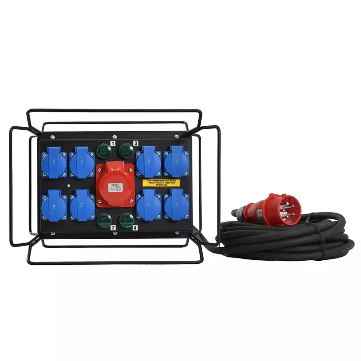 16 A Työmaakeskus mittareilla - 16 A työmaakeskukset - 8945 - 1