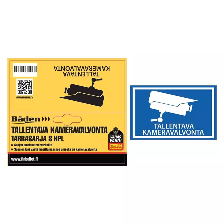 Valvontakameratarra - Tarranumerot ja kirjaimet - 8895 - 1