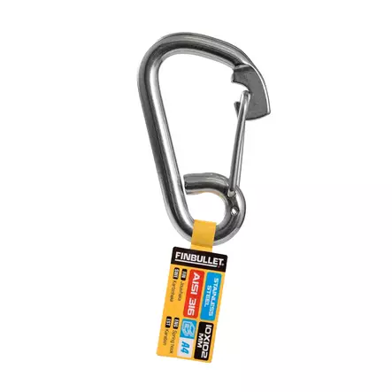 Snap hook 10*102mm AISI316 Big Poly bag w barcode - Sokat, haat, sakkelit ja tarvikkeet - 4816 - 1