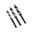 3 pcs hexbit 1/4'' shank drill 11, 13, 16 mm x 100 mm - Puuterät - 2846 - 1