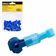 Polybag with header card 10 pcs blue 1.5 - 2.5 mm2 - Rasialiittimet - 8736 - 3