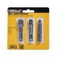 Finbullet SDS+ adapterisarja 1/4" 3/8" 1/2" - Jatko ja liitäntävarret - 3766 - 2
