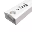 Johtokanava 100x54 mm valkoinen 2 m kannellinen PVC - Johtokanavat ja kaapelikourut - 8386 - 2