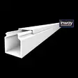 Johtokanava 15x17 PVC 2m Liimattava valk - Johtokanavat ja kaapelikourut - 8406 - 1