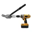 Roofing slate shearer Drill attachment - Knivar - 4346 - 1