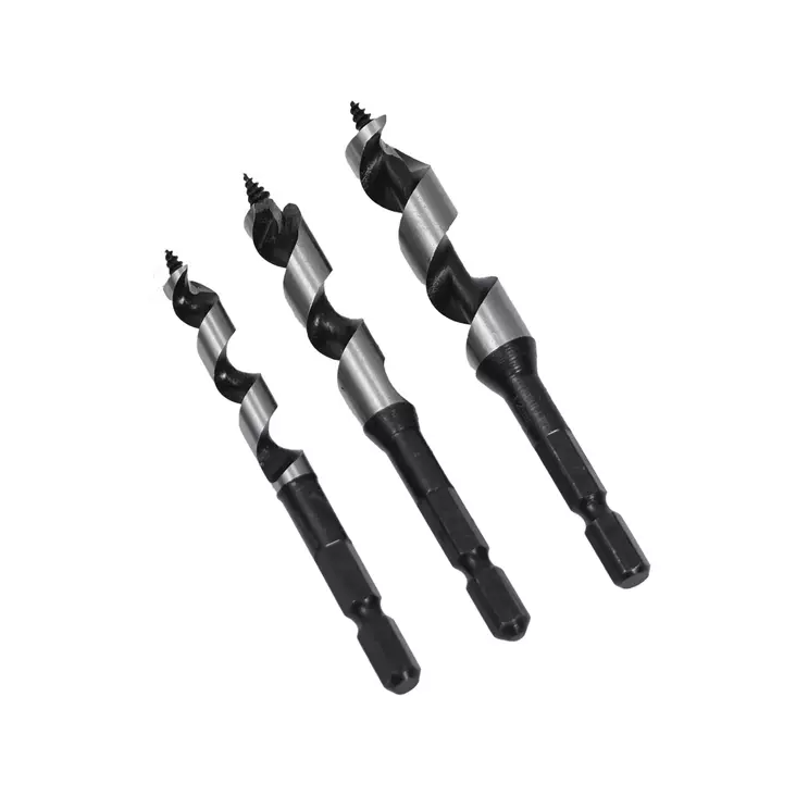 3 pcs hexbit 1/4'' shank drill 11, 13, 16 mm x 100 mm - Puuterät - 2846 - 1