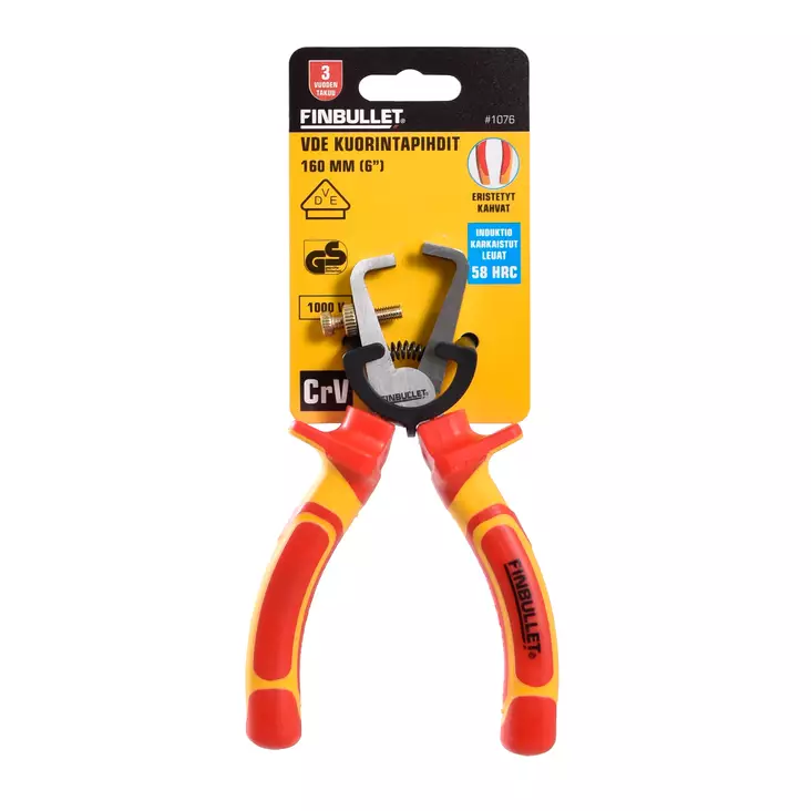 Kabelskaltång 6" 150 mm 1000V VDE - Kabelsko- och kabelskaltänger - 1076 - 1