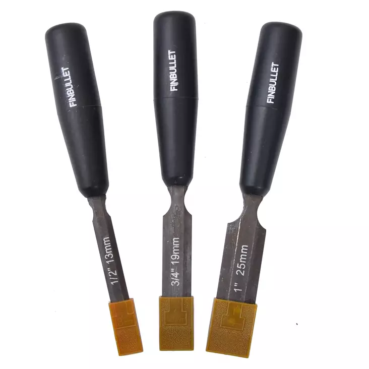 Stämjärnssats 3 delar - Huggmejslar - 1516 - 1