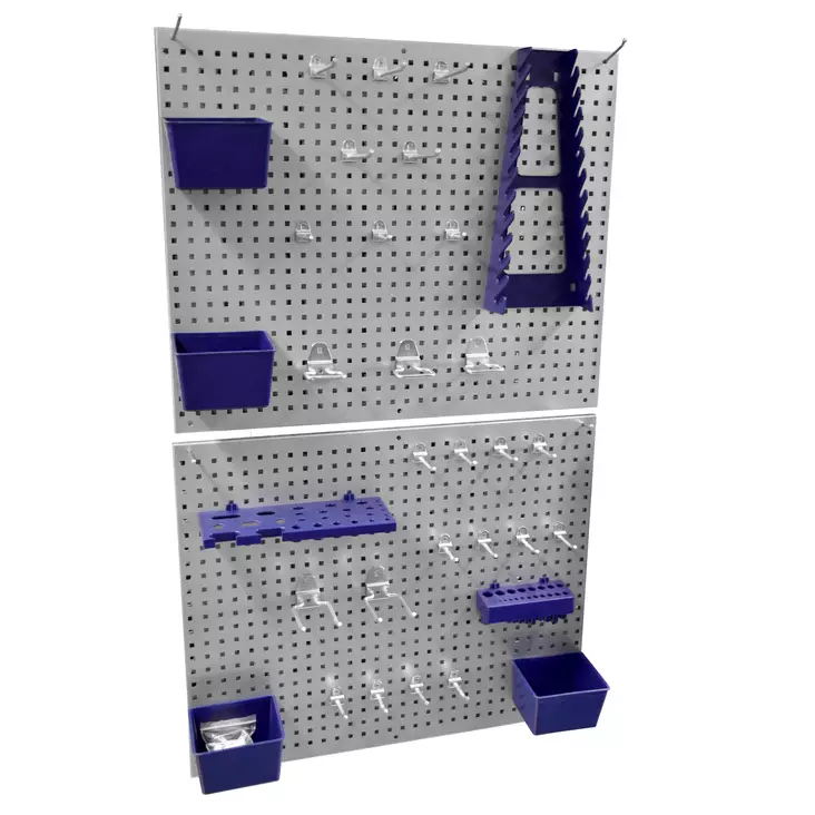 34pcs pegboard In display box 6pcs - Koukut, telineet ja kannattimet - 2156 - 1